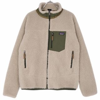 美品 パタゴニア PATAGONIA キッズ・レトロX・ジャケット STY65625 フリース アウター キッズ XXL(16-18) ナチュラル