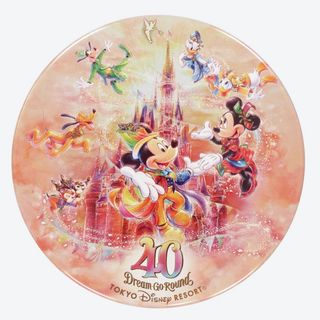 ディズニー(Disney)の40周年 カンバッジ(キャラクターグッズ)