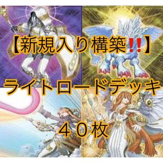 ユウギオウ(遊戯王)の遊戯王【新規入り構築！！】ライトロードデッキ４０枚(Box/デッキ/パック)