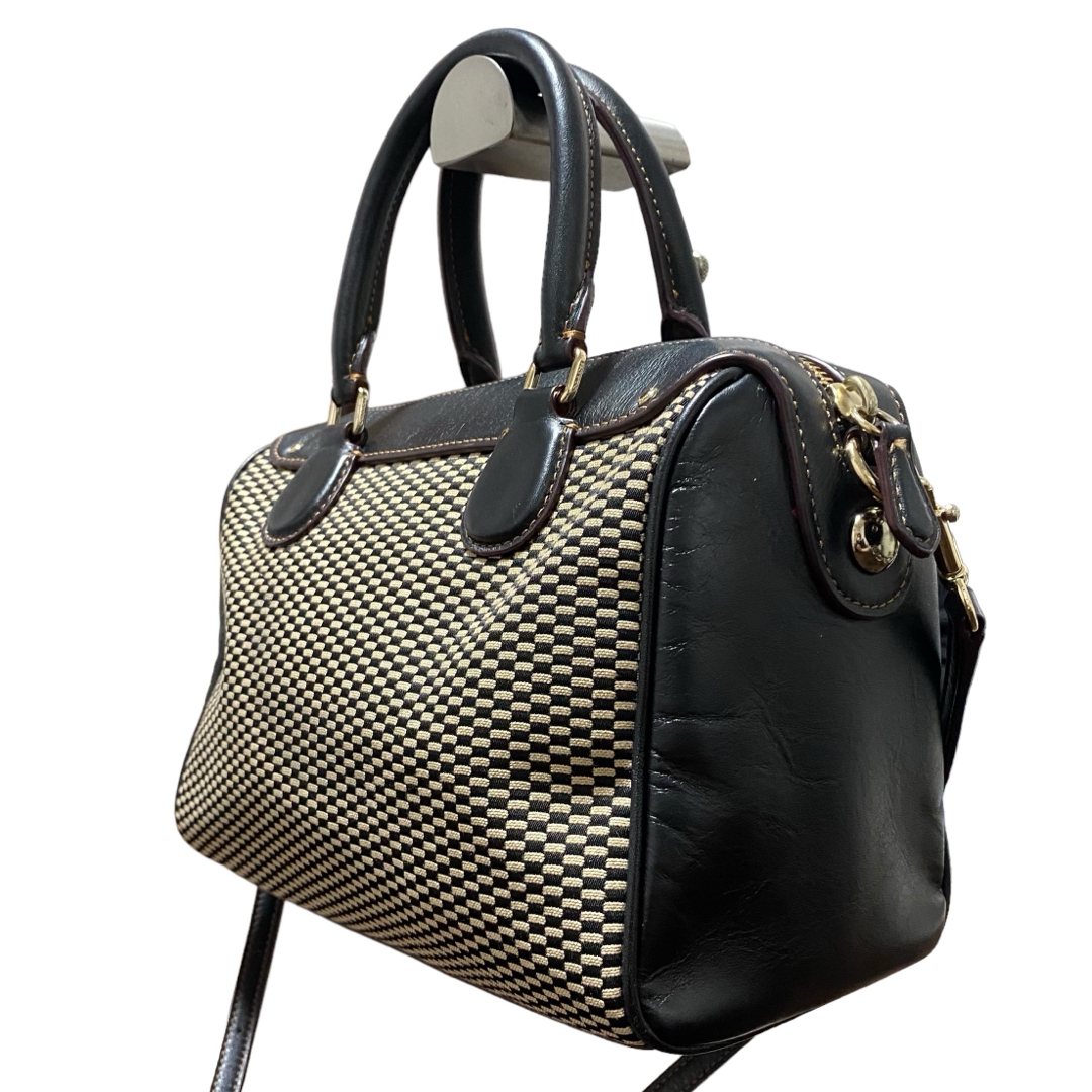 美品COACHコーチ 2wayバッグ ミニボストンバッグ ショルダー 美品COACHコーチ 2wayバッグ ミニボストンバッグ ショルダー