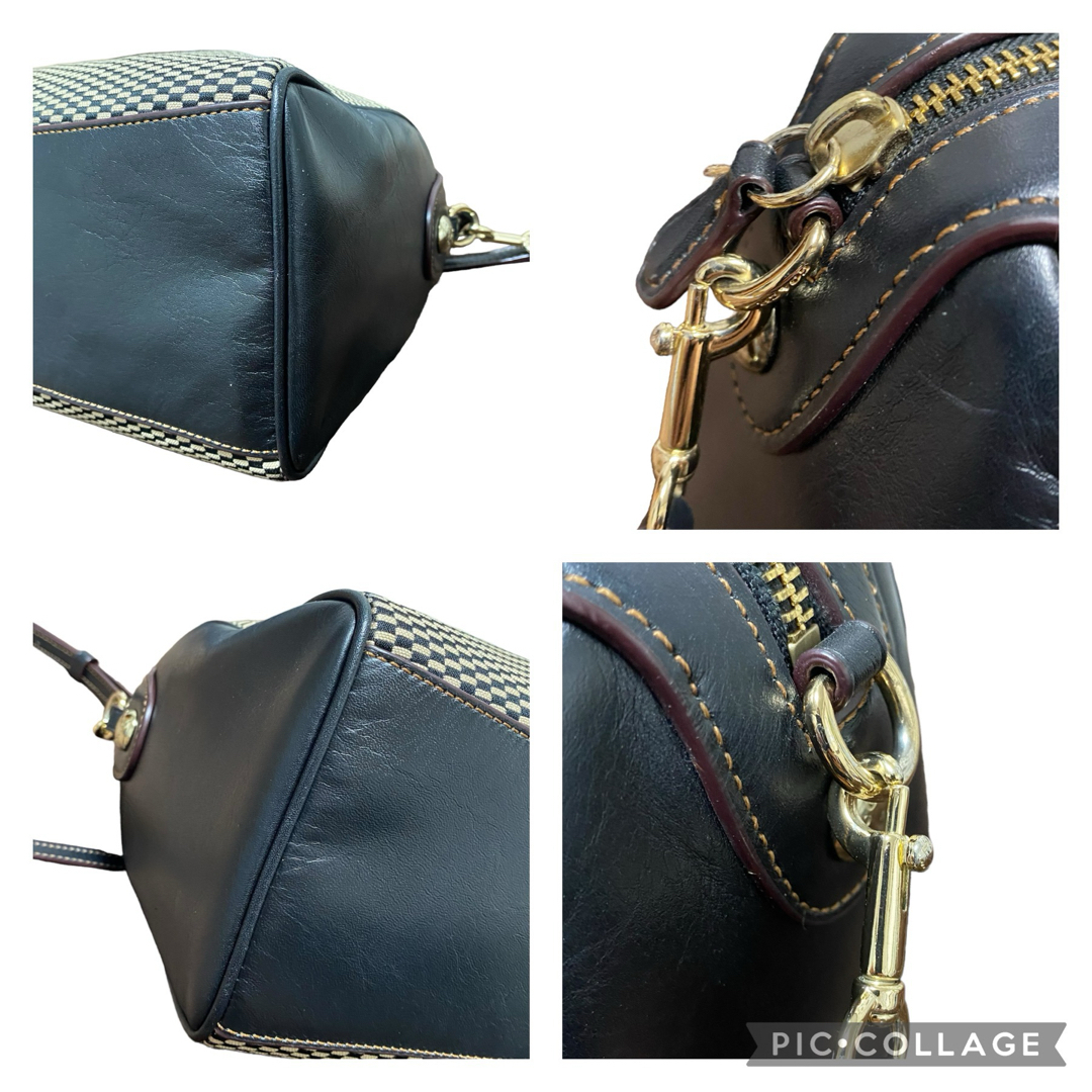 美品COACHコーチ 2wayバッグ ミニボストンバッグ ショルダー 美品COACHコーチ 2wayバッグ ミニボストンバッグ ショルダー