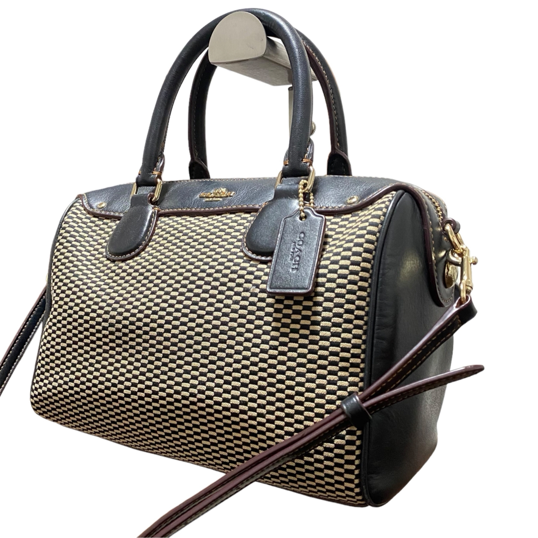 美品COACHコーチ 2wayバッグ ミニボストンバッグ ショルダー 美品COACHコーチ 2wayバッグ ミニボストンバッグ ショルダー