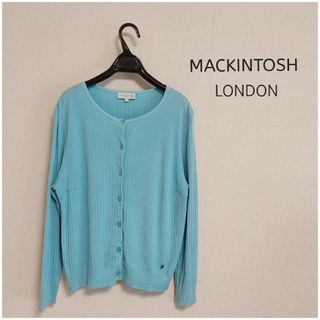 MACKINTOSH - マッキントッシュ　ロンドン☆リブカーディガン　大きいサイズ44