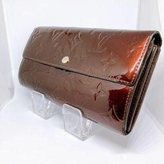 ルイヴィトン(LOUIS VUITTON)の793 ルイヴィトン ヴェルニ　二つ折り財布　長財布　財布　ポルトフォイユサラ(財布)