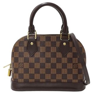 ルイヴィトン(LOUIS VUITTON)のルイ ヴィトン LOUIS VUITTON バッグ ダミエ レディース ブランド ハンドバッグ ショルダーバッグ 2way アルマ BB N41221 ブラウン コンパクト ミニバッグ 斜め掛け おしゃれ 【中古】(ハンドバッグ)