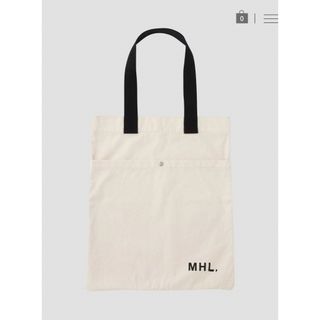 MHL. - MHL. BASIC COTTON CANVAS  トートバッグ