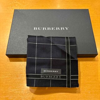 BURBERRY - バーバリーハンカチブラック