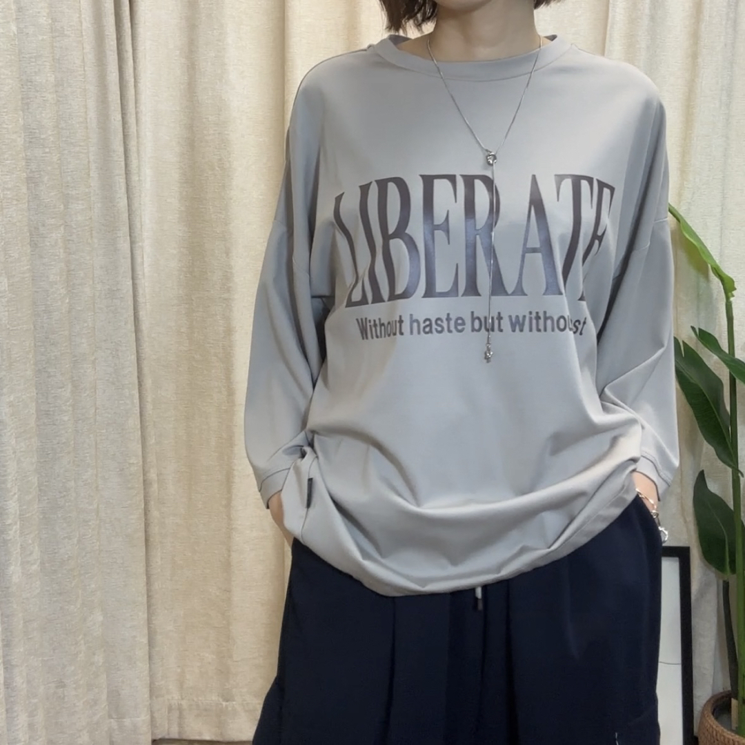 《ayane/アヤン》ひんやりロゴTシャツ レディースのトップス(Tシャツ(半袖/袖なし))の商品写真