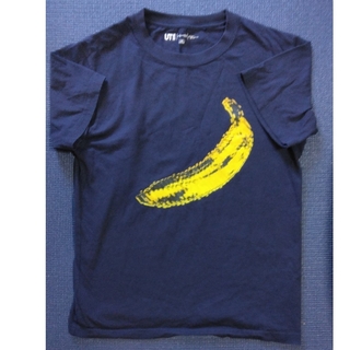 ユニクロ(UNIQLO)のUT ユニクロ×アンディウォーホル 半袖Tシャツ　バナナ　160 　女の子　GU(Tシャツ/カットソー)