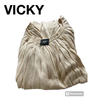 ビッキー(VICKY)のビッキー　VICKY 2  春夏セーター　トップス　M L ドルマン　カットソー(カットソー(長袖/七分))