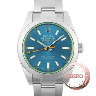 ロレックス(ROLEX)のROLEX ロレックス ミルガウス 116400GV Zブルー【中古】(腕時計(アナログ))