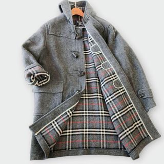 バーバリー(BURBERRY)のバーバリー　チェック柄　ダッフル　ロングコート 大きいD-95-2300(その他)