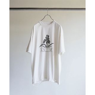 ANCELLM アンセルム IRIS T-SHIRT(IVORY)(Tシャツ/カットソー(半袖/袖なし))