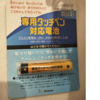 タッチペン　電池　単6形(その他)