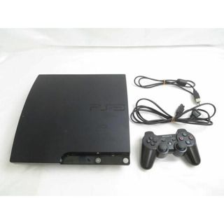  中古品 ゲーム プレイステーション3 PS3本体 CECH-2000A チャコールブラック 動作品 周辺機器あり(携帯用ゲーム機本体)