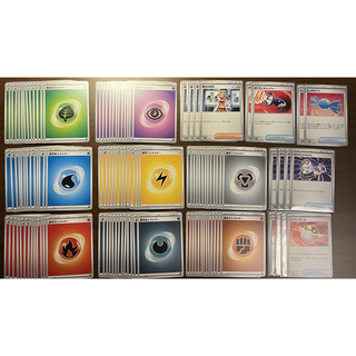 基本エネルギー 8種 各 13枚＋汎用カードセット　ポケモンカード(シングルカード)