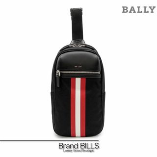 バリー(Bally)の未使用品 バリー TERREL.O ボディバッグ ショルダーバッグ ナイロン レザー ブラック シルバー金具(ボディーバッグ)