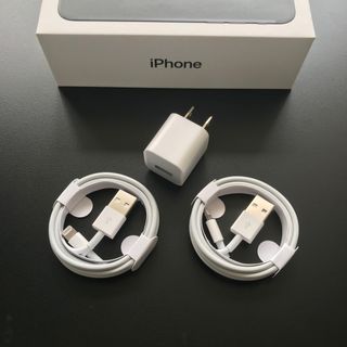 アップル(Apple)のiPhone ケーブル ライトニングケーブル 充電器 USB コンセント  電源(バッテリー/充電器)