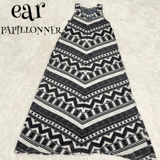 ear PAPILLONNER - イアパピヨネ ear PAPILLONNER ☆ ノースリーブワンピース 総柄