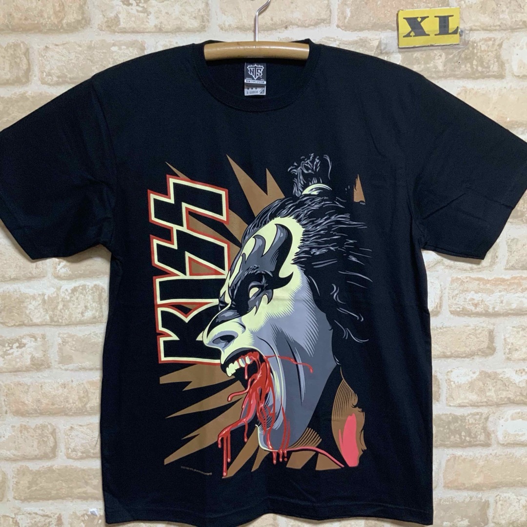 KISS キッス　ジーンシモンズ　Tシャツ　XLサイズ メンズのトップス(Tシャツ/カットソー(半袖/袖なし))の商品写真