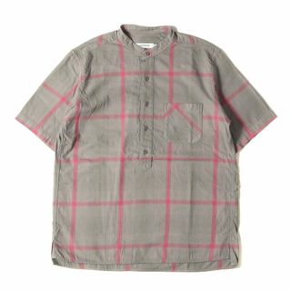 ノンネイティブ(nonnative)の美品 NONNATIVE ノンネイティブ シャツ サイズ:2 22W/23S スタンドカラー オンブレチェック プルオーバー 半袖シャツ DWELLER STAND COLLAR PULLOVER S/S SHIRT / トップス カジュアルシャツ【メンズ】【中古】(シャツ)