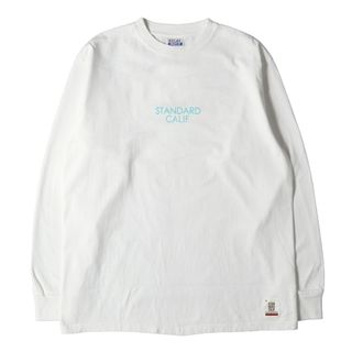 スタンダードカリフォルニア(STANDARD CALIFORNIA)の【新品】STANDARD CALIFORNIA スタンダードカリフォルニア Tシャツ サイズ:L / 20AW フロントロゴ ヘビーウェイト ロングスリーブTシャツ SD HEAVYWEIGHT LOGO LS / トップス 長袖 ロンT カットソー ホワイト 白【メンズ】(Tシャツ/カットソー(七分/長袖))