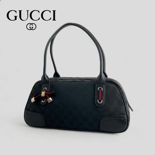 グッチ(Gucci)の●GUCCI・グッチ● GGキャンバス プリンシー ハンドバッグ ゴールド金具(ハンドバッグ)