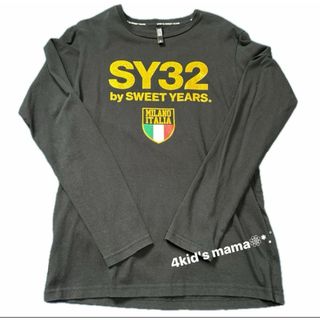 エスワイサーティトゥバイスィートイヤーズ(SY32 BY SWEET YEARS)のSY32 メンズ M SWEET YEARS 黒 ロンＴ 長袖 春秋(Tシャツ/カットソー(七分/長袖))