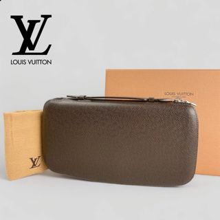 ルイヴィトン(LOUIS VUITTON)の未使用■ルイ ヴィトン■ タイガ オーガナイザー アトール グリズリ トラベル(セカンドバッグ/クラッチバッグ)