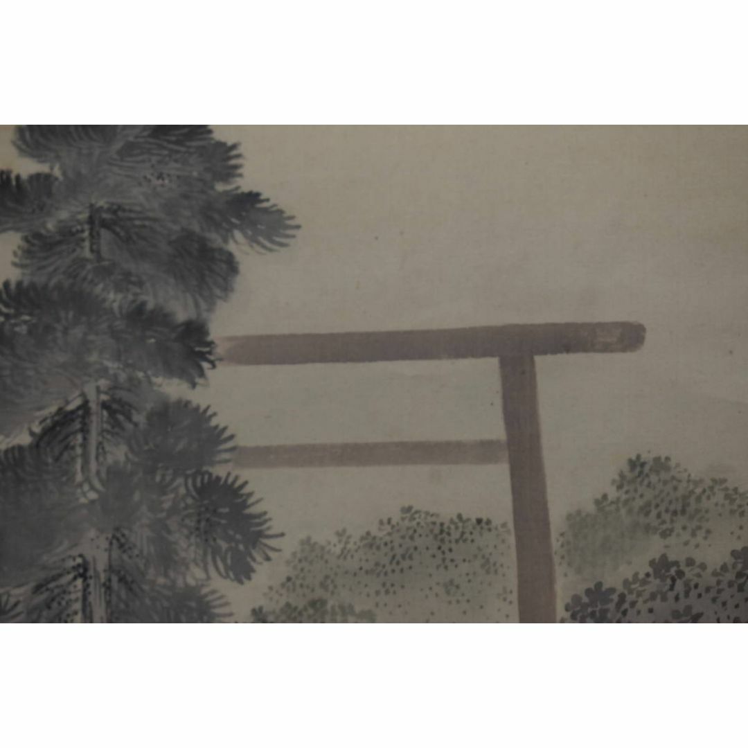 真作】章鳳/神社鳥居図/山水図/掛軸☆宝船☆Y-248の通販 by 掛軸 真作】章鳳/神社鳥居図/山水図/掛軸☆宝船☆Y-248の通販 by 掛軸