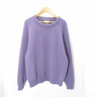 EVCON 23aw WOOL LOW GAGE CREW NECK 233-91202 SIZE-S (ニット/セーター)