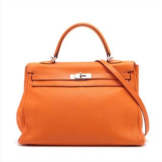 エルメス(Hermes)のエルメス ケリー35 トリヨンクレマンス  オレンジ レディース ショルダ(ショルダーバッグ)