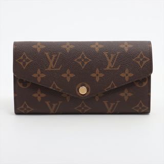 ルイヴィトン(LOUIS VUITTON)のヴィトン ポルトフォイユサラ   ブラウン レディース 長財布(財布)