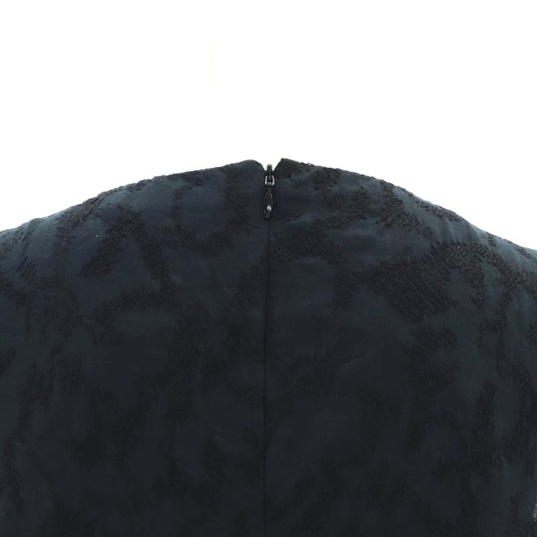 チヴィディーニ CIVIDINI ノースリーブワンピース ミニ 刺繍 40 黒 レディースのワンピース(ミニワンピース)の商品写真