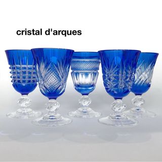 クリスタルダルク(Cristal D'Arques)のcristal d'arques クリスタルダルク ミニグラス 冷酒 5個(グラス/カップ)