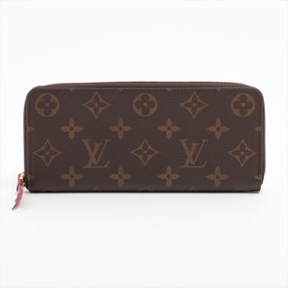 ルイヴィトン(LOUIS VUITTON)のヴィトン ポルトフォイユ･クレマンス   フューシャ レディース 長財布(財布)