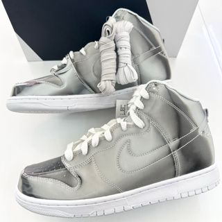 ナイキ(NIKE)のナイキ　ダンク　ハイ　クロット　DUNK HI CLOT シルバー　27.5cm(スニーカー)