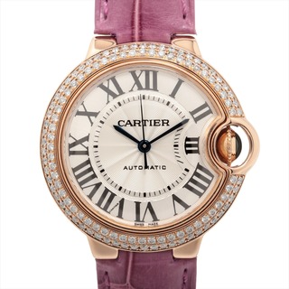 カルティエ(Cartier)のカルティエ バロンブルー ドゥ カルティエ PG×革   レディース 腕時(腕時計)