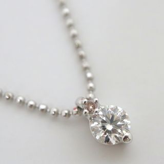 タサキ(TASAKI)の【TASAKI】タサキ Pt850・900 ピンク×ダイヤネックレス PD0.01ct D0.35ct /ok04788tg(ネックレス)