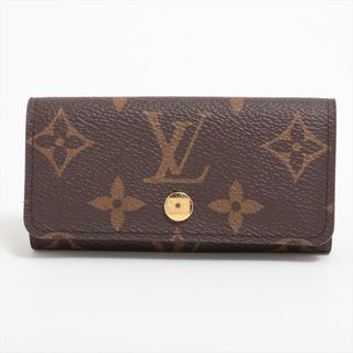 ルイヴィトン(LOUIS VUITTON)のヴィトン ミュルティクレ4   ブラウン レディース キーケース(キーケース)