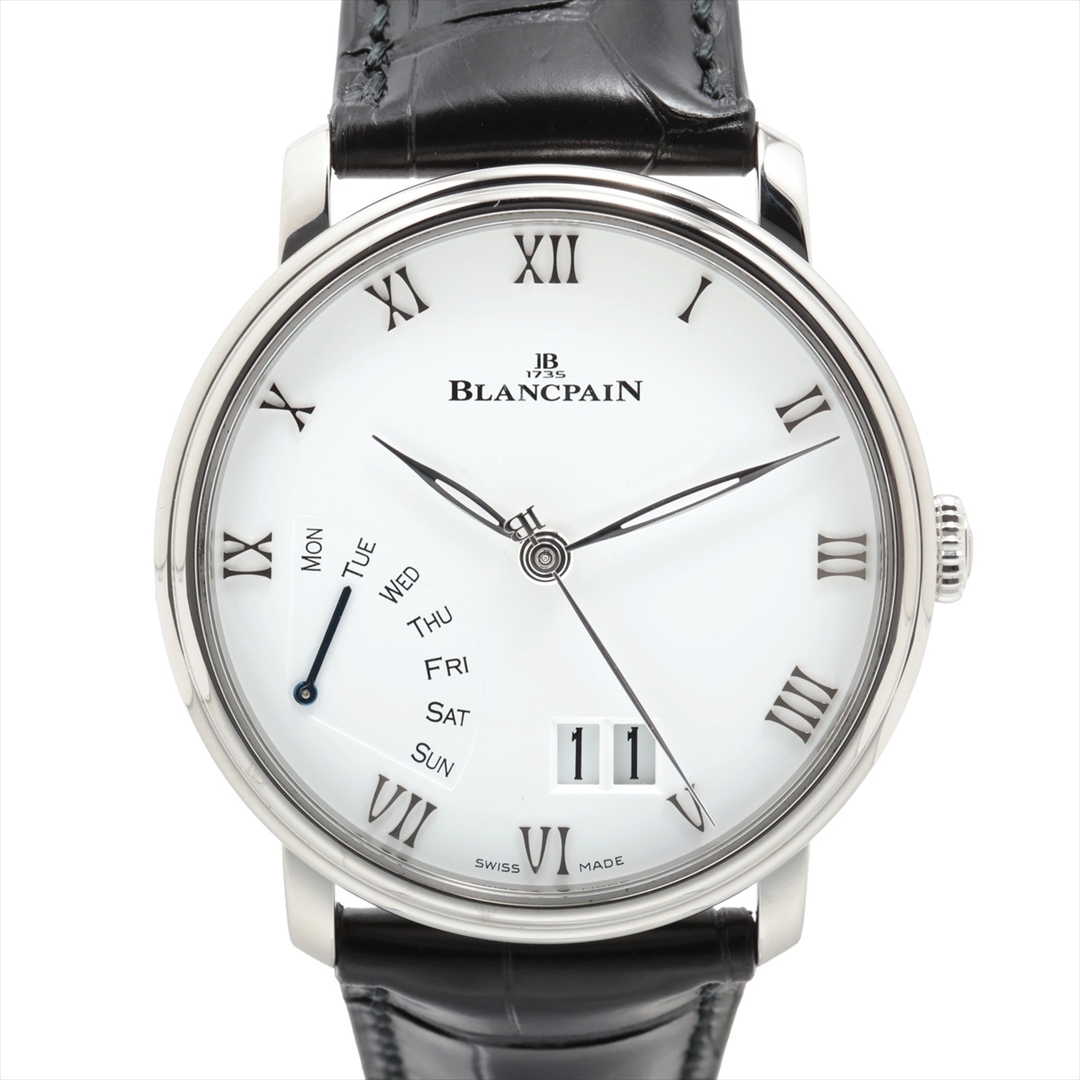 BLANCPAIN(ブランパン)のブランパン ヴィルレ ラージデイト レトログラード SS×革   メンズ メンズの時計(腕時計(アナログ))の商品写真