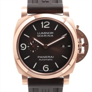 PANERAI - パネライ ルミノールマリーナ ゴールドテック PG×ラバー   メンズ 腕