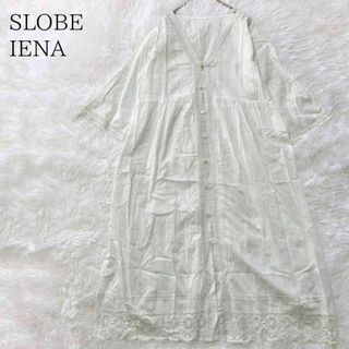 SLOBEIENA スローブイエナ インド綿マニーレースピンタックワンピース