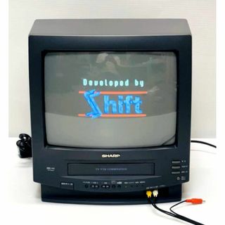 【レトロゲームOK】SHARP VT-14M40 カラーテレビ テレビデオ(テレビ)