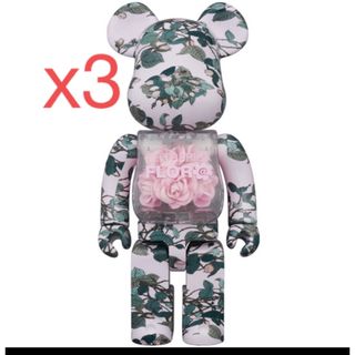 BE@RBRICK FLOR@ PINK ROSE 400％(その他)