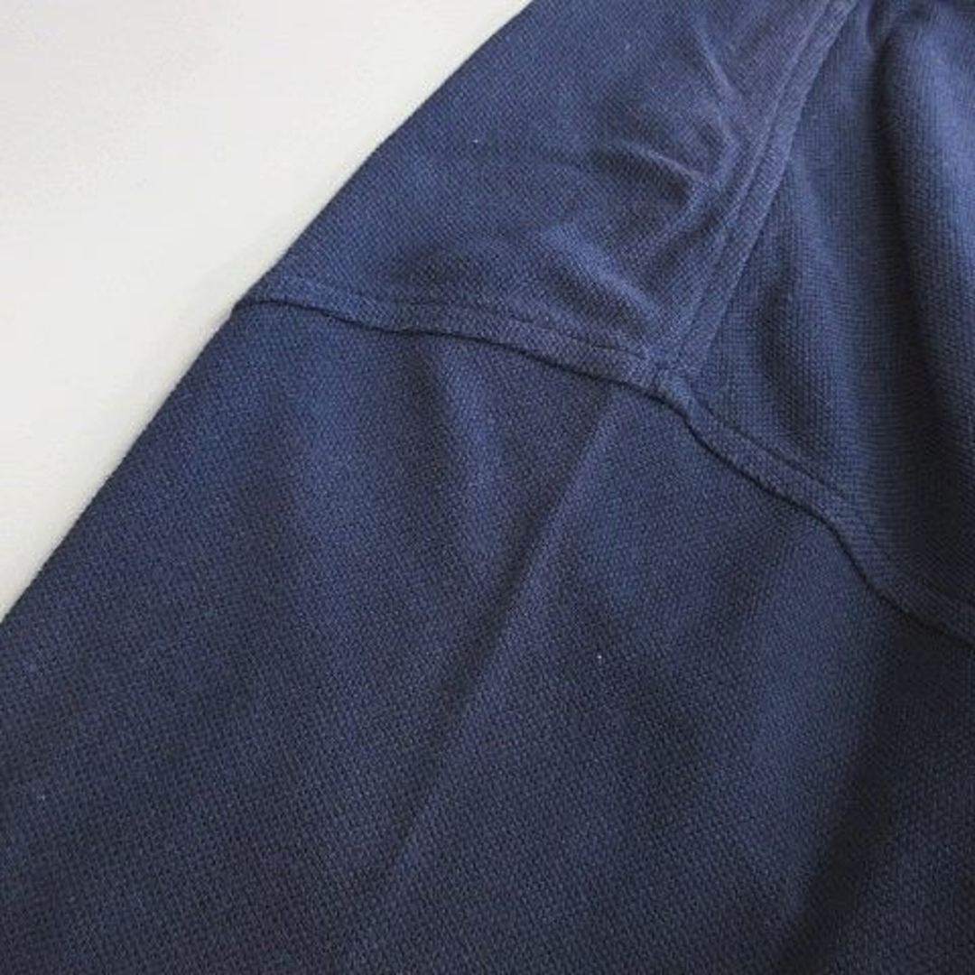 Eddie Bauer(エディーバウアー)のエディーバウアー ポロシャツ 2枚セット 半袖 ライン 綿 紺 ネイビー L メンズのトップス(ポロシャツ)の商品写真