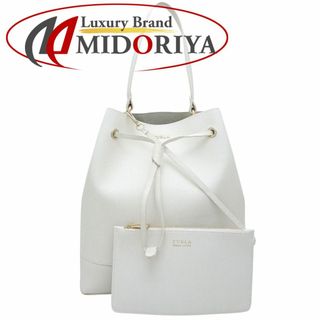 Furla フルラ ワンショルダー ショルダーバッグ レザー ホワイト/351188【中古】