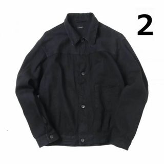 未使用 COMOLI 24SS デニムジャケット 黒 2