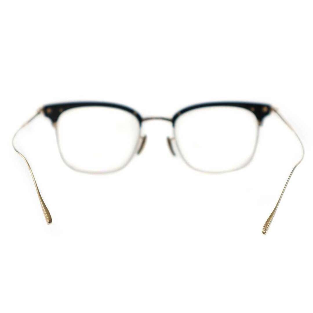 Oliver Peoples(オリバーピープルズ)のOLIVER PEOPLES オリバーピープルズ Karnes 度入りアイウェア 眼鏡  ブラック ゴールド 50□20 メンズのファッション小物(サングラス/メガネ)の商品写真