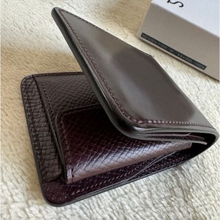 ワイルドスワンズ シェルコードバン ＃8グラウンダー マルサン限定品(折り財布)